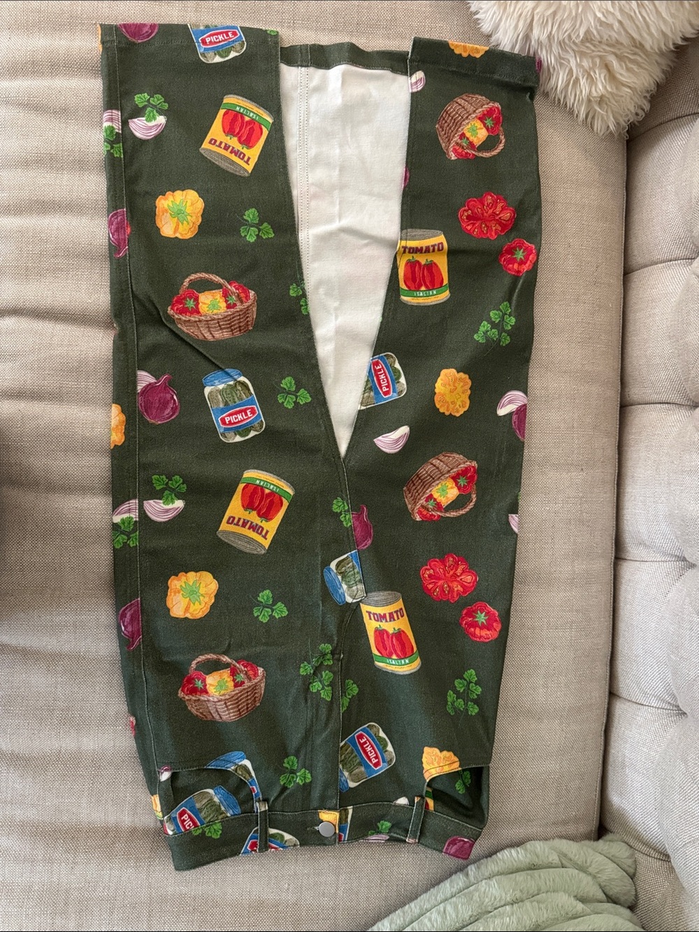 Picnic print skirt